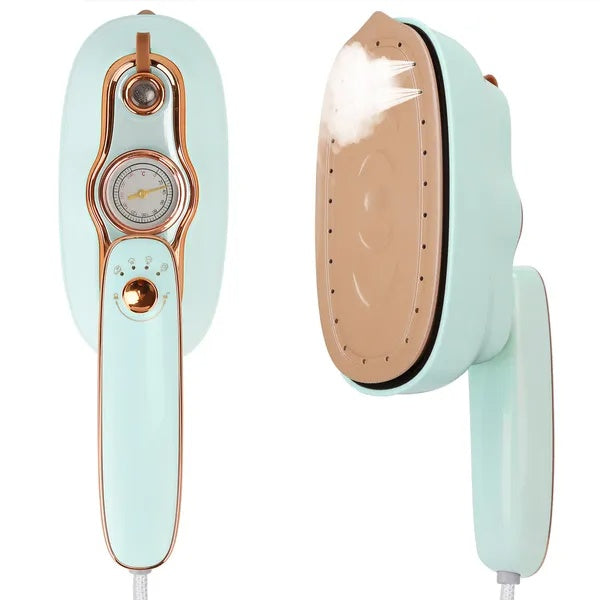 1200W Foldable Handheld Clothes Iron Steamer With Wet Dry Ironing Mode Portable Garment Steamer Travel Clothing Wrinkles Remover With Temperature Display