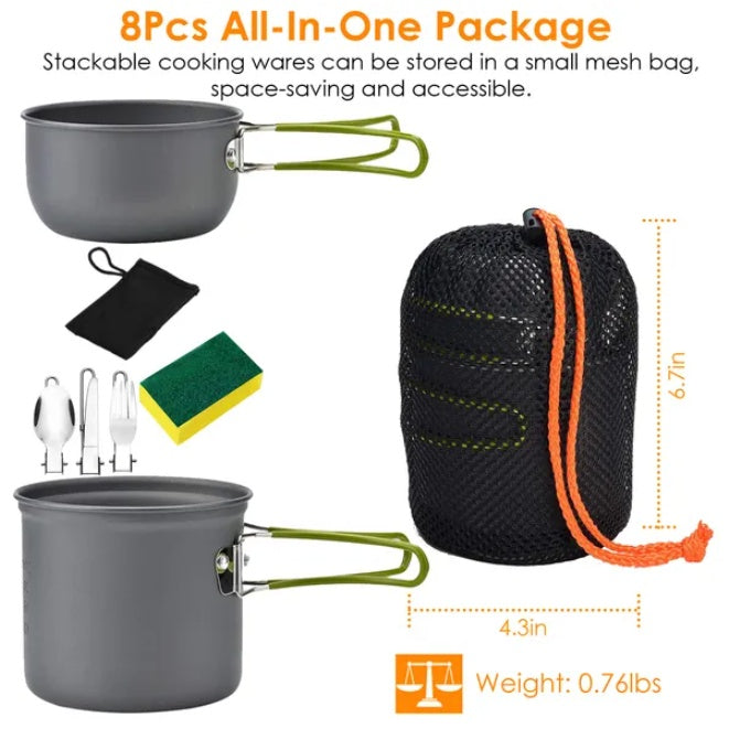 8 Camping Cookware Sets Camping Stove Cookware Sets