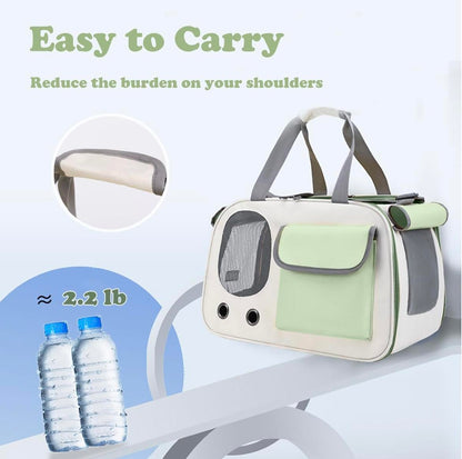 Portable And Lightweight Pet Travel Large Capacity Breathable Shoulder Backpack Cat Bag