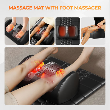 Foldable Massage Mattress Controller With Smart Heating And Timer, Perfect For Full-body Relaxation At Home, Portable And Convenient For Home Use This Item Is Not Allowed For Sale On Amazon