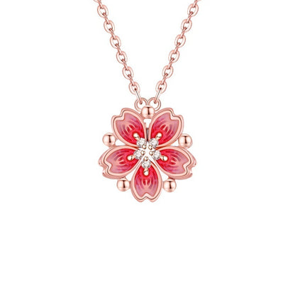 Women's Minimalist Floral Silver Escape Necklace