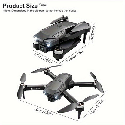 ESULOMP Brushless Drone HD Dual Camera Aerial Drone ,Quadcopter Optical Stream Positioning F196 RC Airplane
