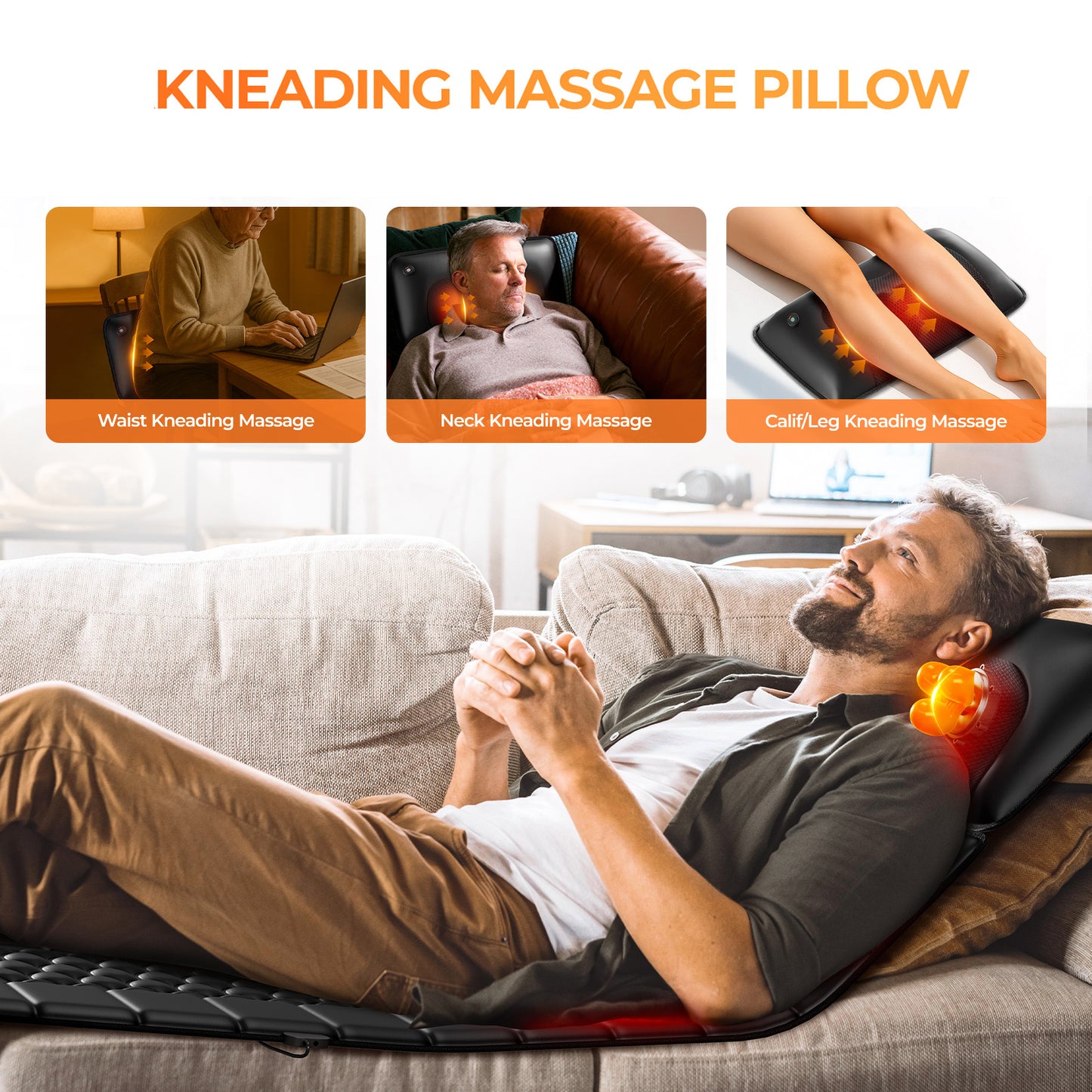Foldable Massage Mattress Controller With Smart Heating And Timer, Perfect For Full-body Relaxation At Home, Portable And Convenient For Home Use This Item Is Not Allowed For Sale On Amazon