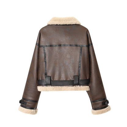 Women's Street Fashion Reversible Short Jacket