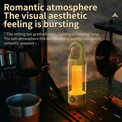 1PC Outdoor LED Camping Light Waterproof Portable Long Lasting Tent Light With Hanging Hook For Hiking Fishing Backpacking Strong Lighting