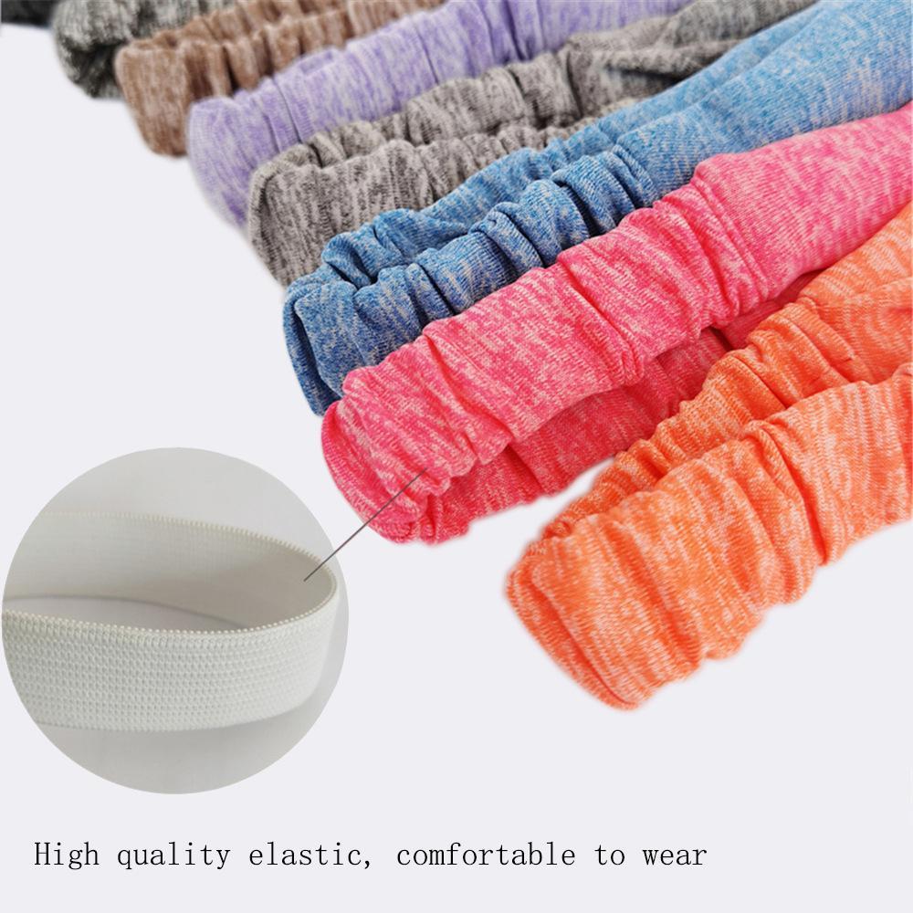 5-Piece Women's Anti-Slip Sports Sweat-Absorbing Headbands Elastic Yoga Fitness Running Headbands Unisex