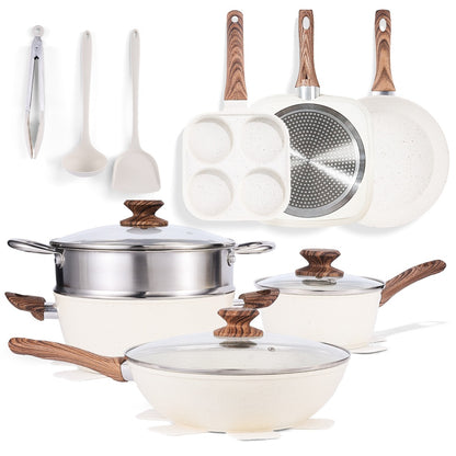 17-piece Non-stick Cookware Set, Cooking Set