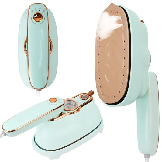 1200W Foldable Handheld Clothes Iron Steamer With Wet Dry Ironing Mode Portable Garment Steamer Travel Clothing Wrinkles Remover With Temperature Display