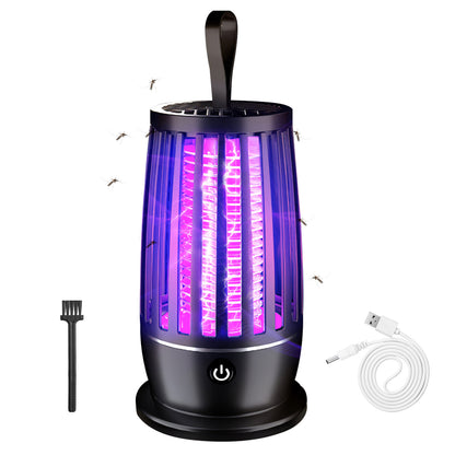 1Pc Rechargeable Mosquito Killer Lamp Bug Zapper With Night Light Strap Mosquito Catcher With Max 1615Square Feet Range UV Light For Indoor Outdoor
