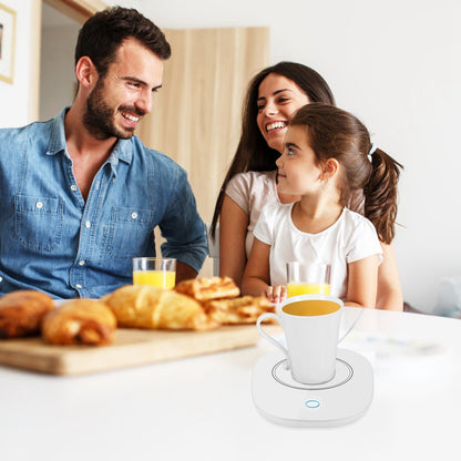 1Pc Coffee Mug Warmer Cup Warmer Auto Shut Off Coffee Tea Milk Electric Heater Pad Office Home Desk Electric Beverage Warmer Mat