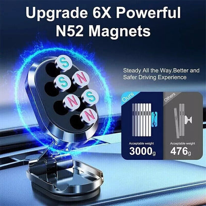 Magnetic Phone Holder For Car, Dashboard Car Phone Holder Mount Magnetic Stainless