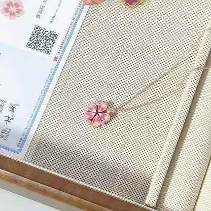 Women's Minimalist Floral Silver Escape Necklace