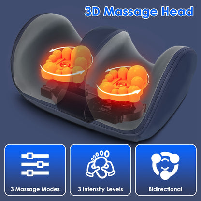 Foot Massager With Heat Foot Calf Thigh Arm Massager Machine With 3 Modes 3 Intensity Levels Gifts