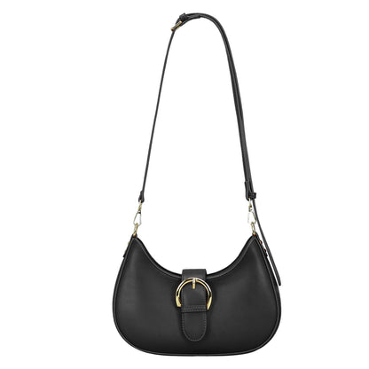 Fashion Los Angeles 0386 Series Women's Shoulder Bag Black Brown