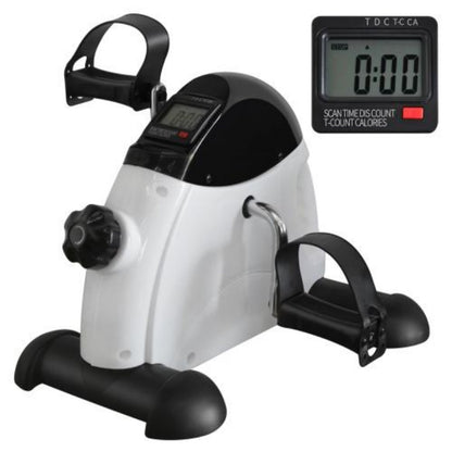 Mini Exercise Bike For Home Rehabilitation Training, With A Maximum Load Of 120 Kg And An Electronic Display And Instep Straps